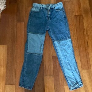 Multi colored jeans, still in perfect condition